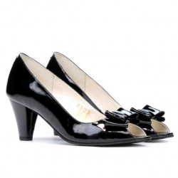 Sandali donna 1255 vernice nera