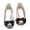 Sandali donna 1255 vernice nera