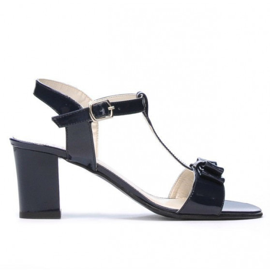 Sandali donna 1257 lacca indaco