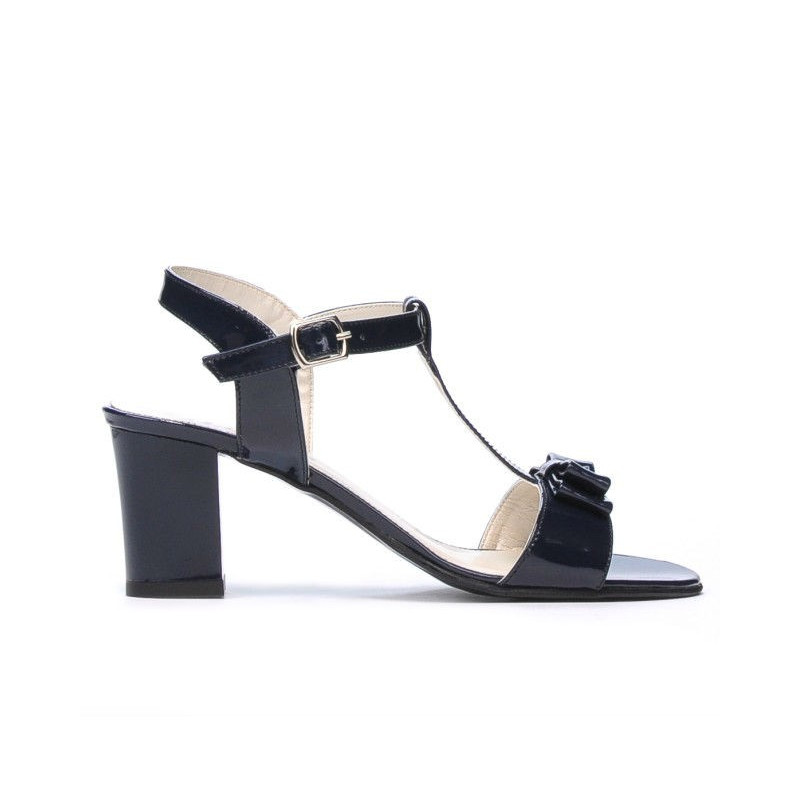 Sandali donna 1257 lacca indaco