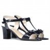 Sandali donna 1257 lacca indaco
