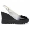 Sandali donna 5026 nero+bianco