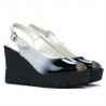 Sandali donna 5026 nero+bianco
