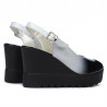 Sandali donna 5026 nero+bianco