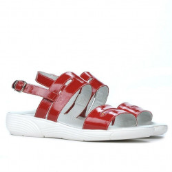 Sandali donna 5035 vernice rossa