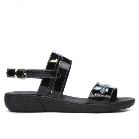 Sandali donna 5035 vernice nera