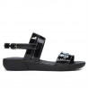 Sandali donna 5035 vernice nera