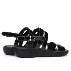 Sandali donna 5035 vernice nera