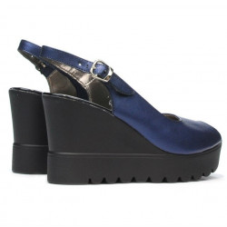Sandali donna 5026 indaco perlato