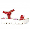 Sandali donna 5034 vernice rossa