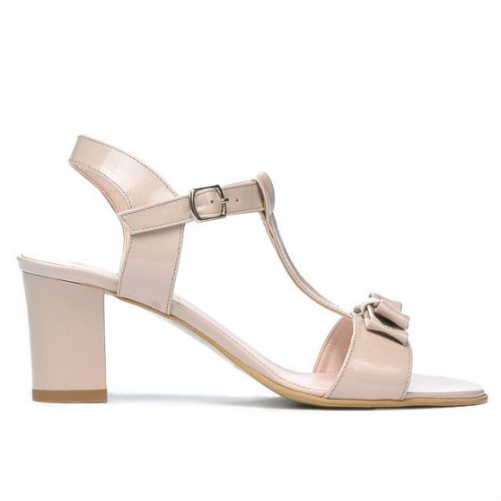 Sandali donna 1257 vernice avorio