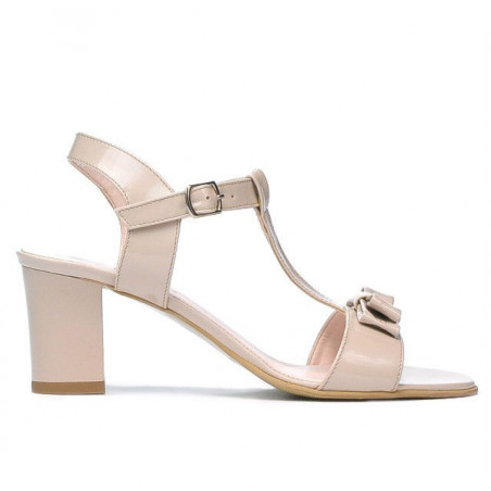 Sandali donna 1257 vernice avorio