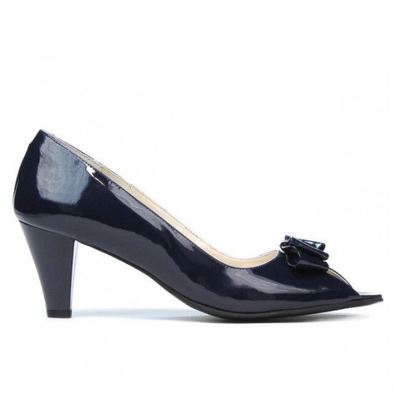 Sandali donna 1255 vernice indaco