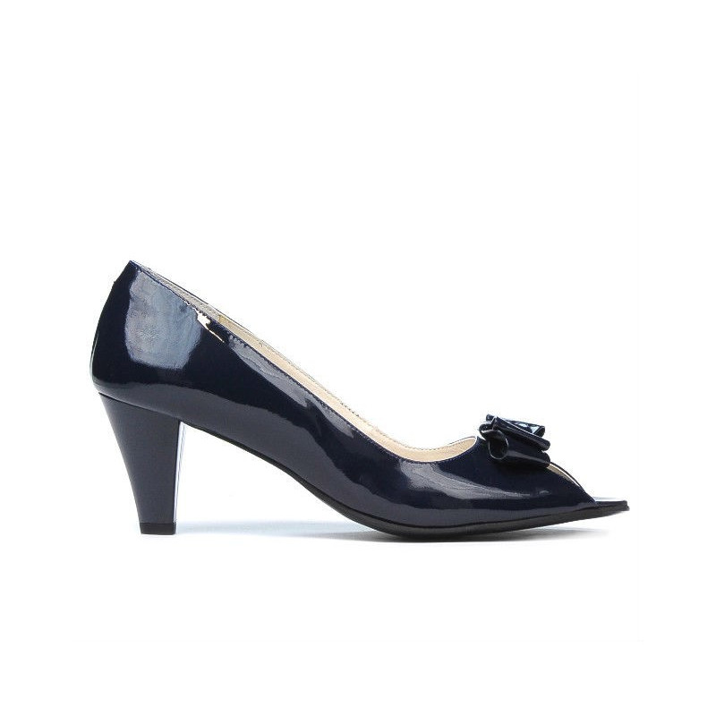 Sandali donna 1255 vernice indaco