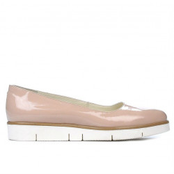 Scarpe casual donna 677 vernice nude
