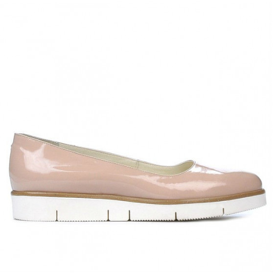 Scarpe casual donna 677 vernice nude