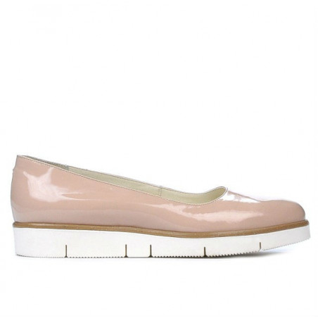 Scarpe casual donna 677 vernice nude