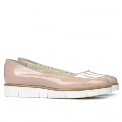 Scarpe casual donna 677 vernice nude