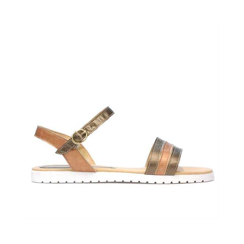 Sandali donna 5037 rame combinato