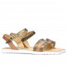 Sandali donna 5037 rame combinato