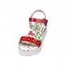 Sandali donna 5034 vernice rossa