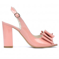 Sandali donna 1256 vernice rosa