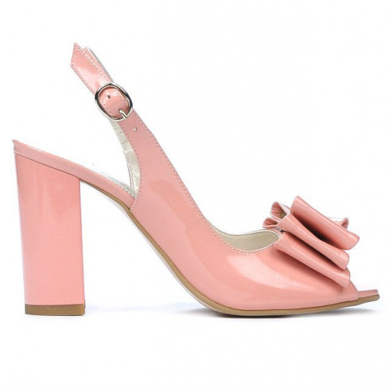 Sandali donna 1256 vernice rosa
