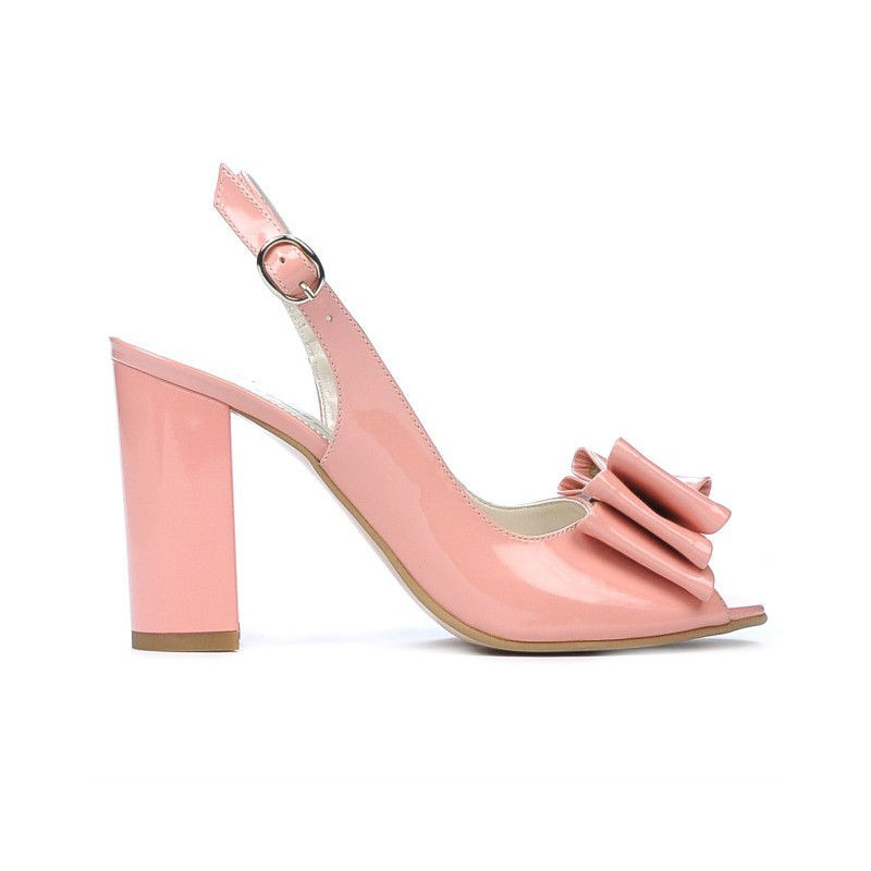 Sandali donna 1256 vernice rosa