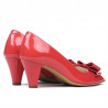 Sandali donna 1255 vernice rosso corallo