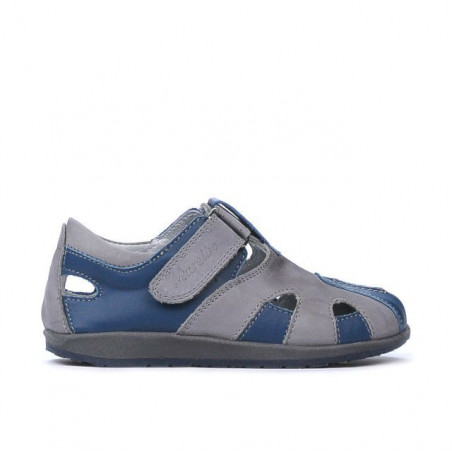 Scarpe per bambini piccoli 07c indaco+grigio