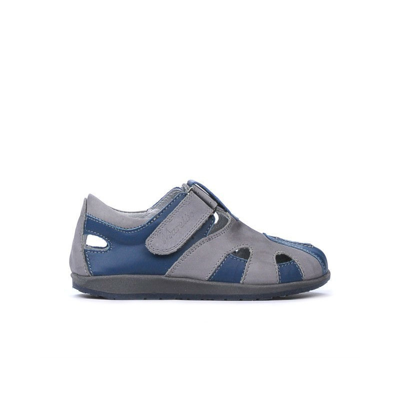 Scarpe per bambini piccoli 07c indaco+grigio