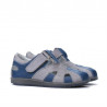 Scarpe per bambini piccoli 07c indaco+grigio