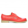 Scarpe casual donna 678 rosso corallo