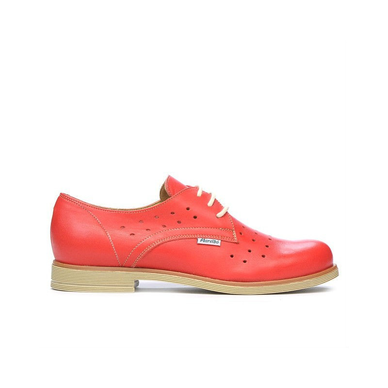 Scarpe casual donna 678 rosso corallo