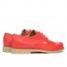 Scarpe casual donna 678 rosso corallo