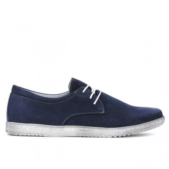 Scarpe casual uomo 835p bufalo indaco