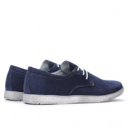 Scarpe casual uomo 835p bufalo indaco