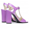 Sandali donna 1258 vernice viola chiaro