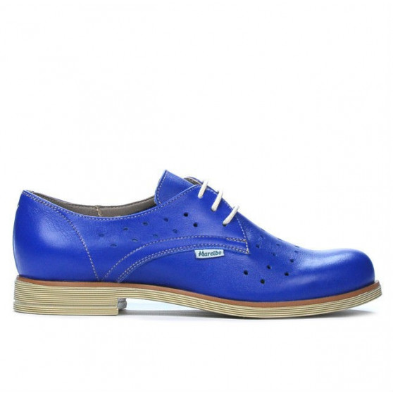 Scarpe casual donna 678 blu elettrico