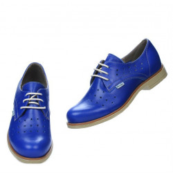 Scarpe casual donna 678 blu elettrico