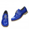 Scarpe casual donna 678 blu elettrico