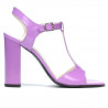 Sandali donna 1258 vernice viola chiaro