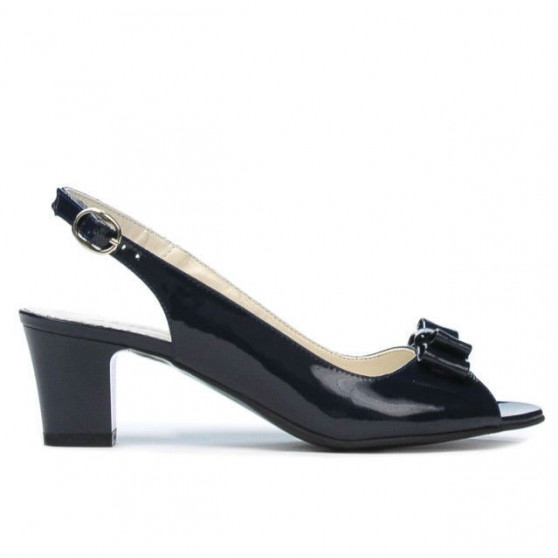 Sandali donna 1251 vernice indaco