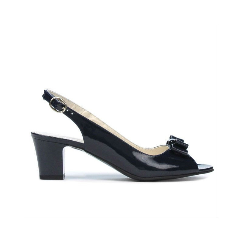 Sandali donna 1251 vernice indaco