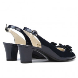 Sandali donna 1251 vernice indaco