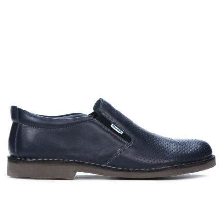 Scarpe casual uomo 7200p indaco traforato