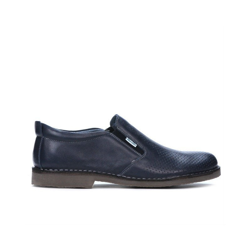 Scarpe casual uomo 7200p indaco traforato