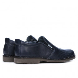 Scarpe casual uomo 7200p indaco traforato