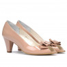 Sandali donna 1255 vernice nude