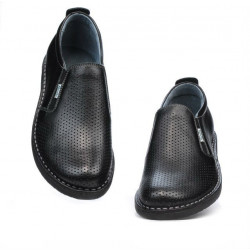 Scarpe casual uomo 7200p nero traforato